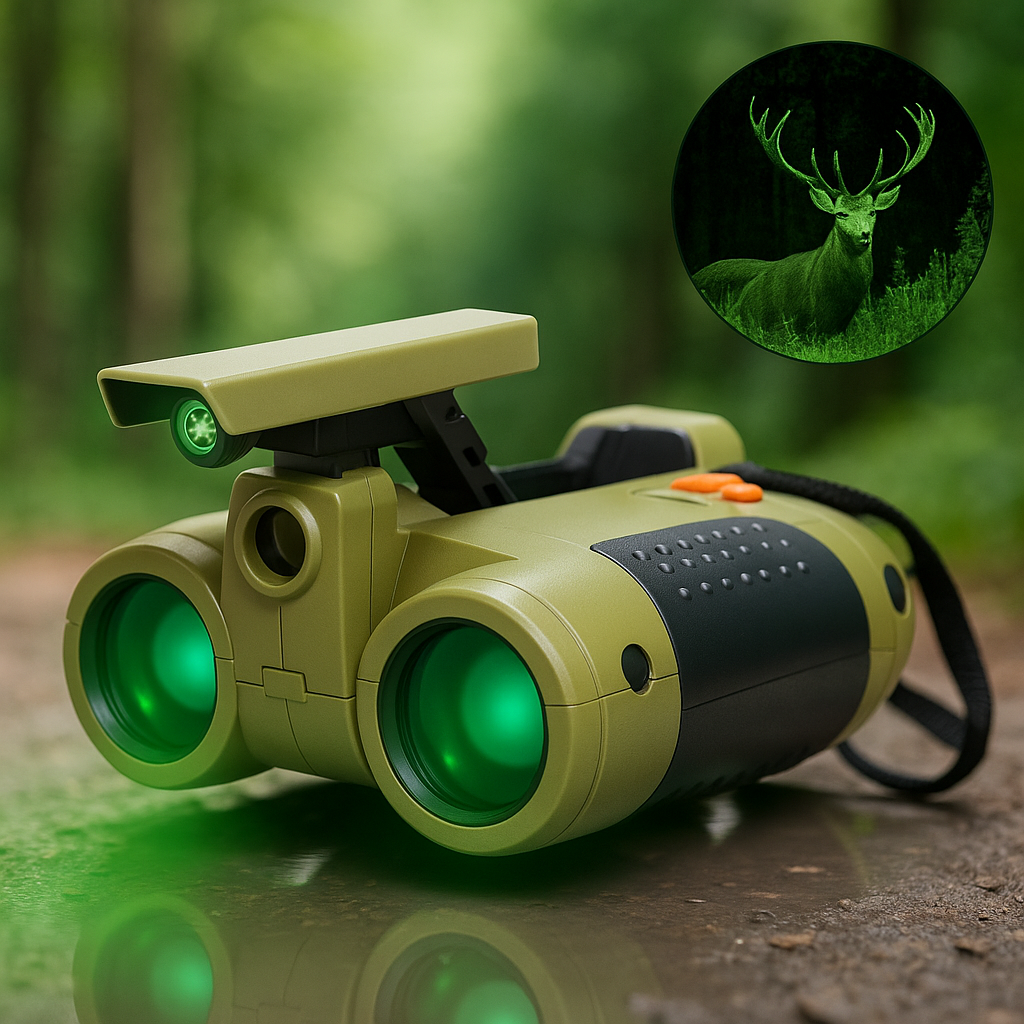 Binoculars | Night Vision Binoculars for Kids | 4x30 Magnification | Waterproof and Durable | NightRanger
