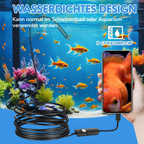 Endoscope Camera | Waterproof Inspection Cam | HD Clarity with LED Illumination | ScopeMate