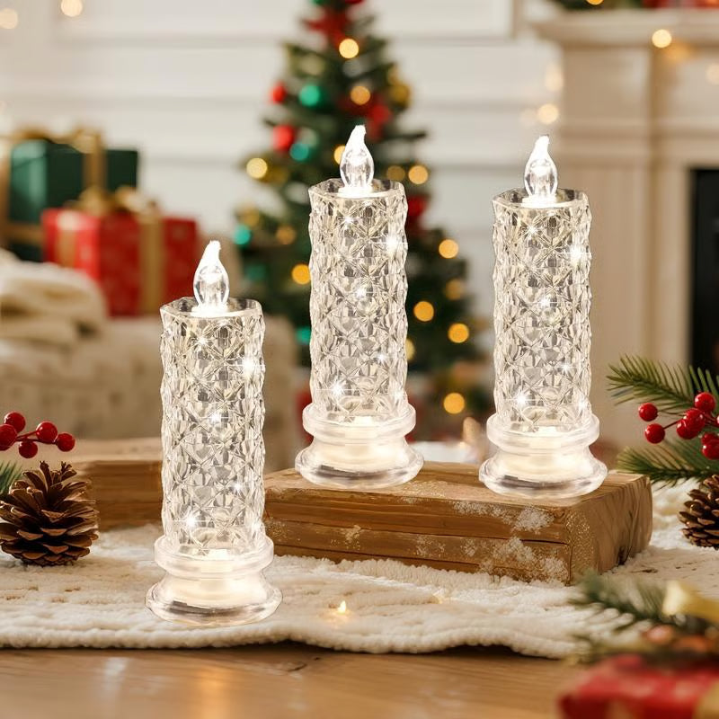 Lumiara™ Crystal Candle Pillars — Safe, Stunning Glow That Transforms Your Space Instantly