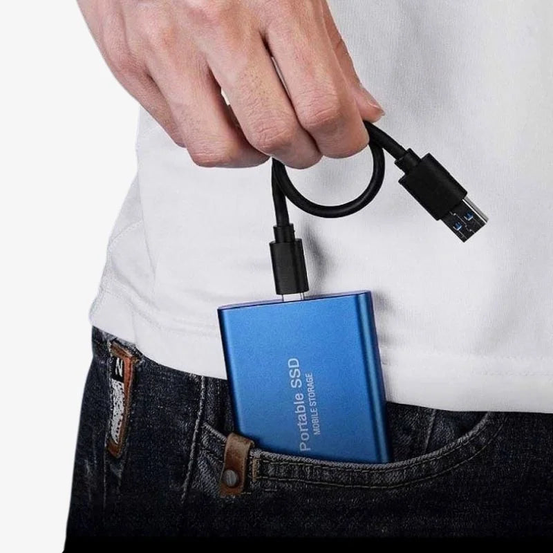 External SSD 128 GB | 20 MB/s Speed | Aluminum Shock-Resistant Waterproof | Driveon