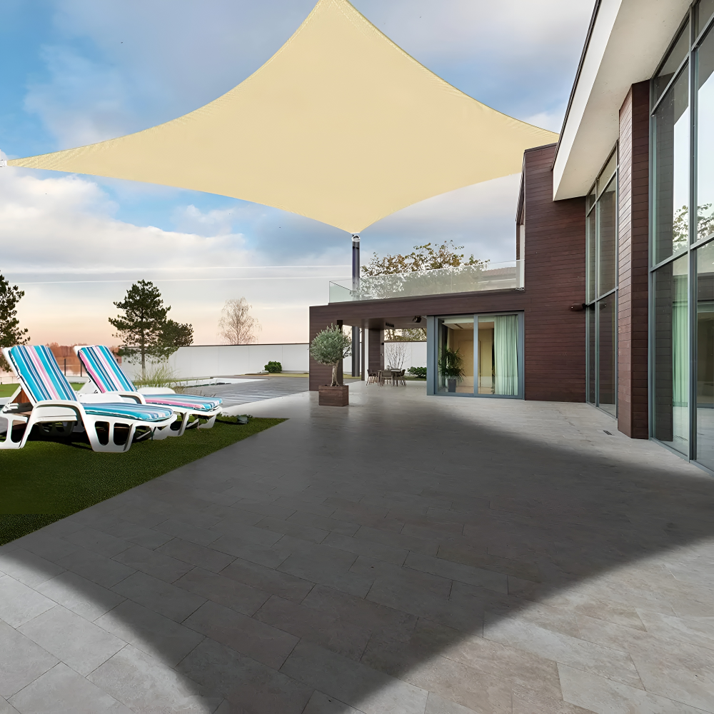 Rectangular Waterproof Sun Shade | Waterproof Outdoor Material | UV Defense | SkyCover