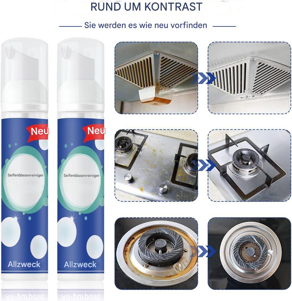 Kitchen Foam Cleaner | Adherent Degreasing Foam | 100 ml | No Scrubbing