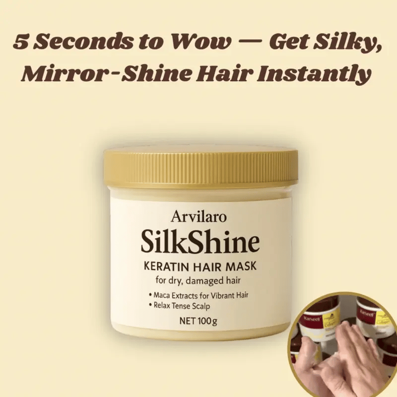 SilkShine Hair Elixir – Magical Keratin Hair Mask | Buy 1 Get 1 FREE