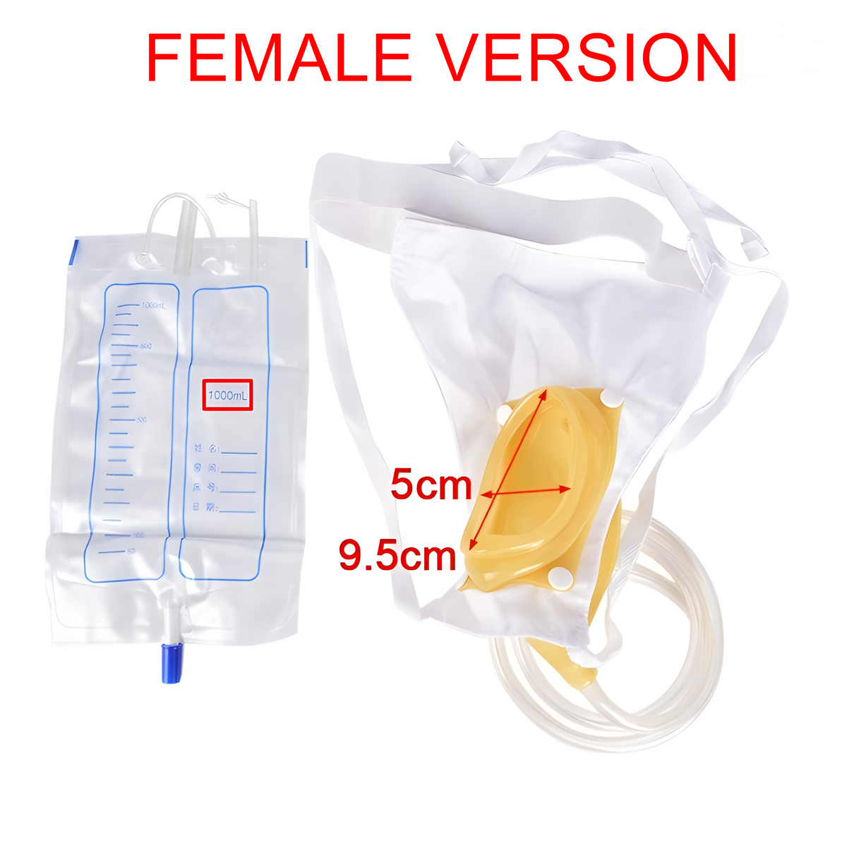 Adult Incontinence Underwear | Reusable, Built-In Collector Pouch | Silicone Lining & Washable