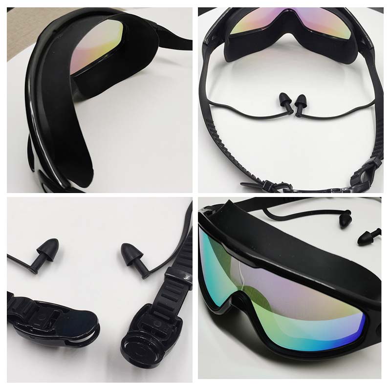Adult Unisex Swimming Goggles | Wide-View Anti-Fog Lenses | Soft Silicone Seal & Adjustable Strap