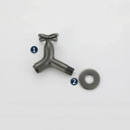 Wall-Mounted Cold Water Faucet | Ergonomic Single Lever | Solid Brass Construction | Compact Design