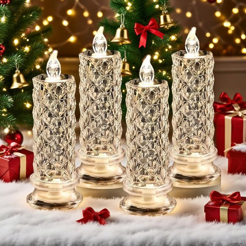 Lumiara™ Crystal Candle Pillars — Safe, Stunning Glow That Transforms Your Space Instantly