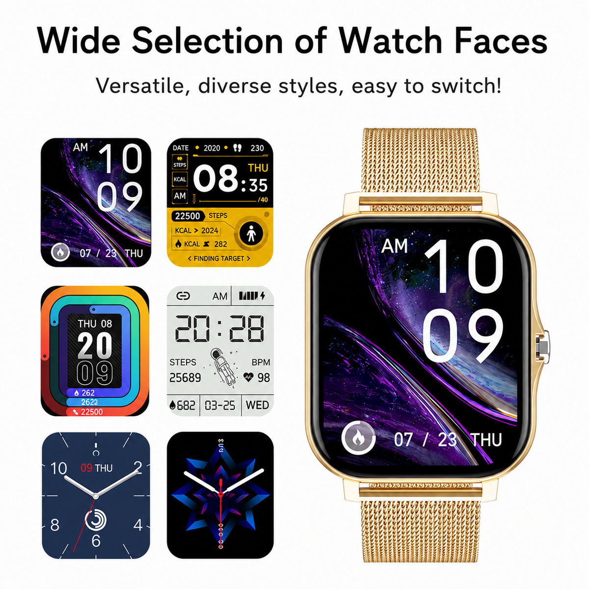 Smartwatch | Wellness Tracking | Extended Battery Life | Healthora